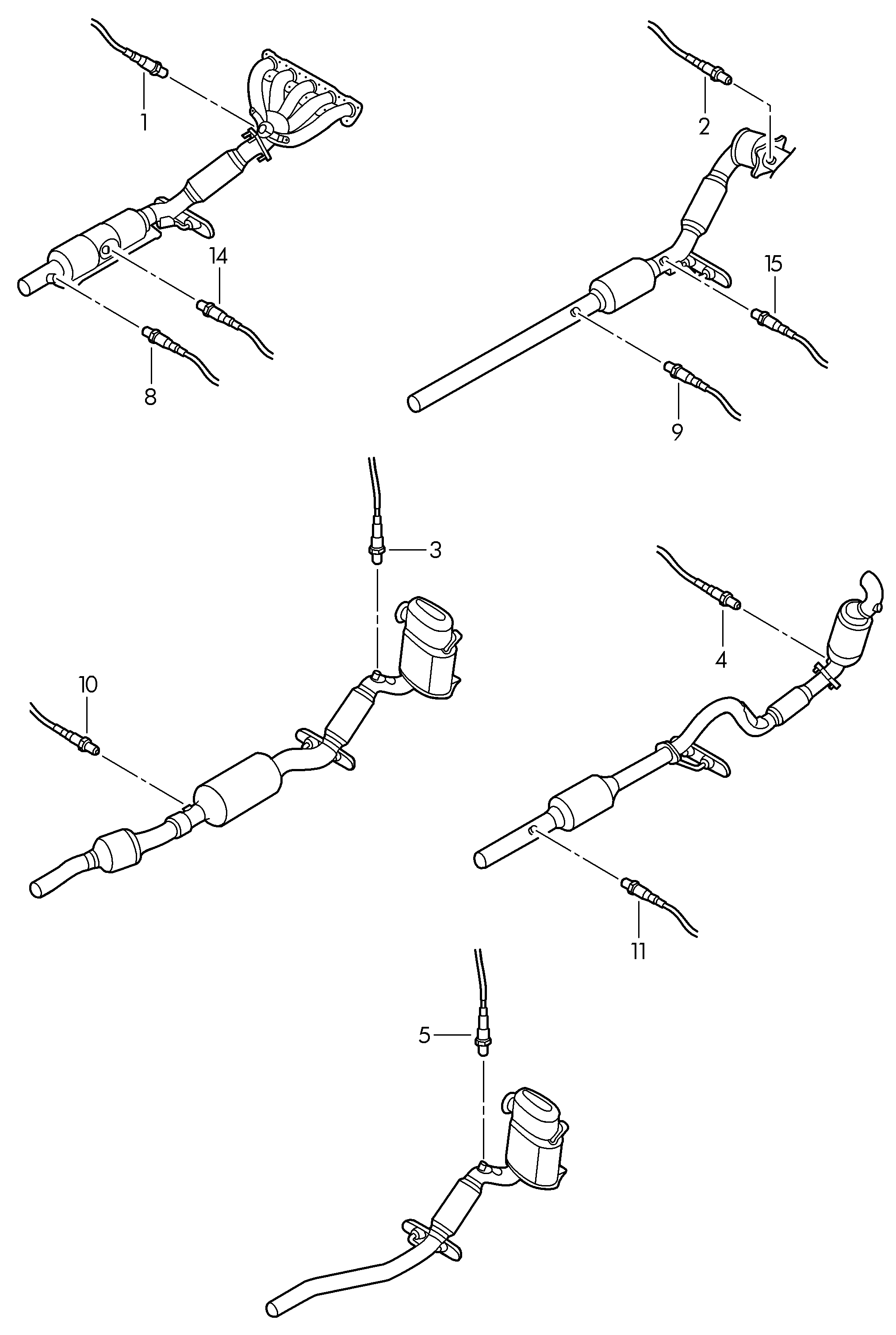 AUDI 1K0 998 262 T - Lambda Sensor autospares.lv