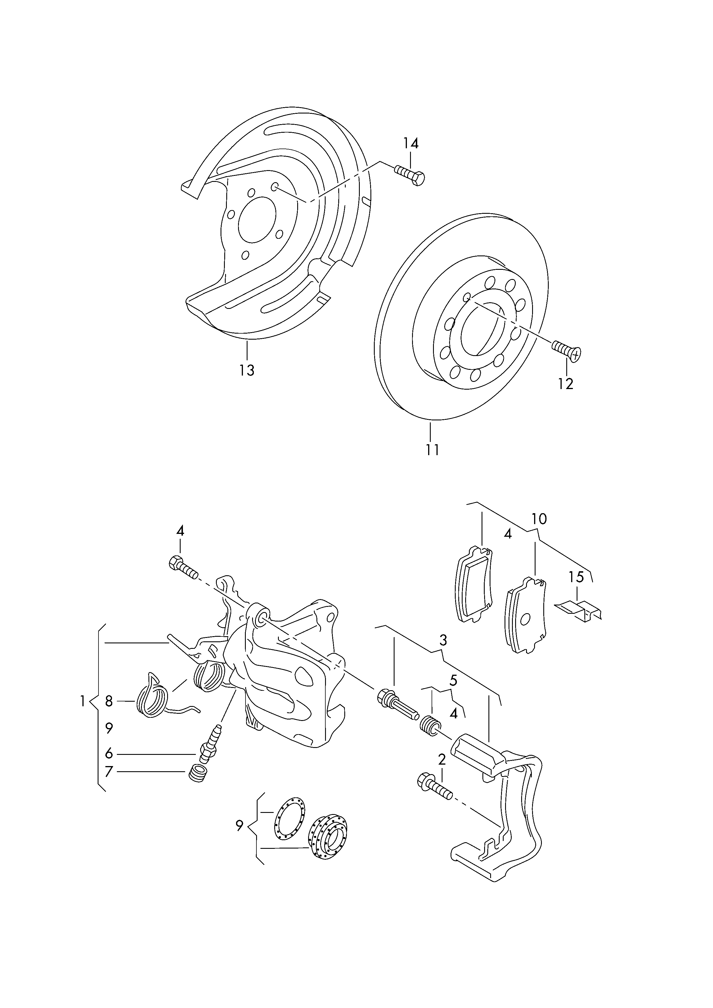 VW 1K0 698 451 K - Brake Pad Set, disc brake autospares.lv